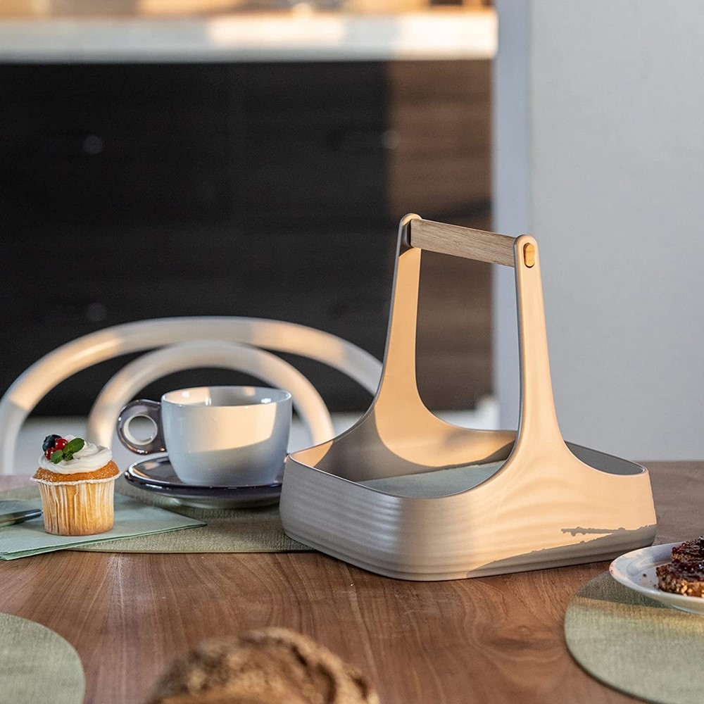 Acquista online Guzzini All togheter table basket 100% recycled Clay Guzzini